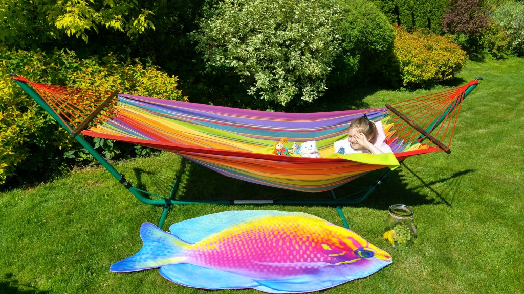 SunFish, Beach Mat in the garden